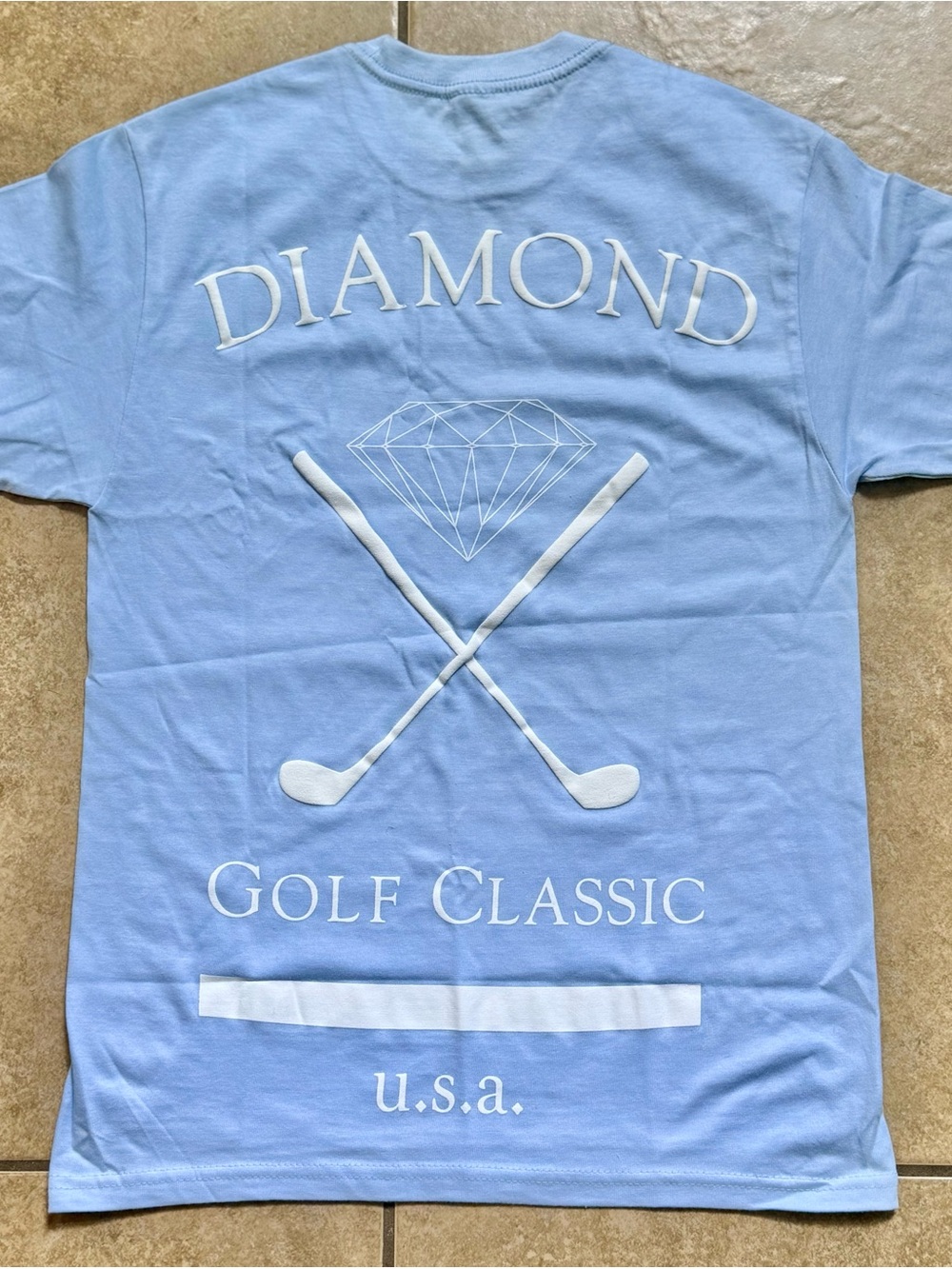 Diamond Supply Co Golf Classic Shirt Men’s Size Small Tee Puff New FAST SHIPPING